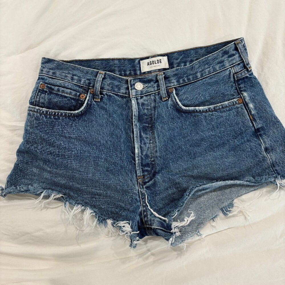 AGOLDE Parker denim shorts. Size 28